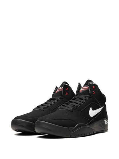 Nike Air Flight Lite Mid Black White Varsity Red Sneakers