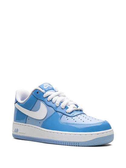 Nike Air Force 1 Low 07 Lv8 Psychic Blue/White Patent Sneakers